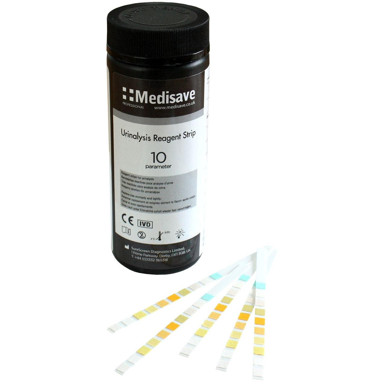 10 Parameter Urinalysis Reagent Urine Test Strips x 100