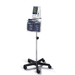 Omron 907 Mobile Stand with Attached Basket