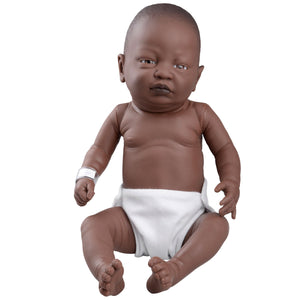 3B Scientific baby care doll female dark skin