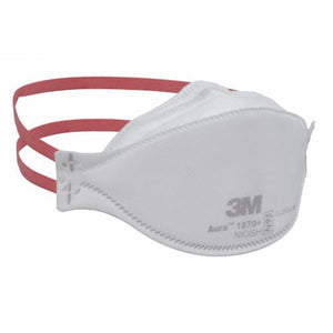 3M Aura FFP3+ IIR disposable healthcare respirator box of 20, protective face mask for medical use