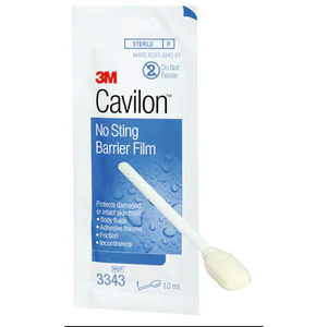 3M Cavilon No Sting Barrier Film pack of 5 bottles, clear liquid for skin protection and barrier enhancement.
