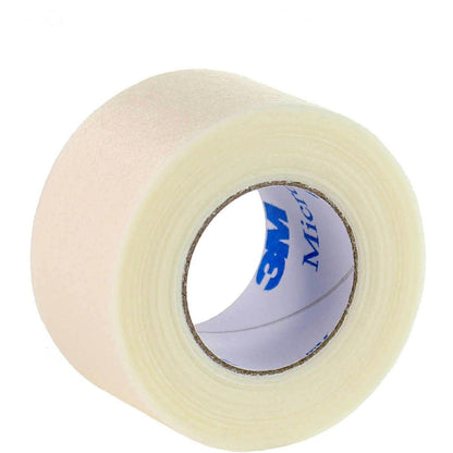3M Micropore surgical tape 2.5cm x 9.14m, flexible medical adhesive tape shown in the image