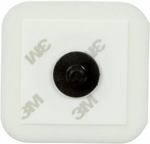 Close-up of 3M Monitoring Electrodes, a pack of 800, showing the adhesive electrodes used for medical monitoring applications.