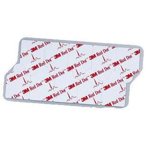 Set of 100 3M Red Dot ECG diagnostic electrodes with adhesive pads, used for electrocardiogram monitoring and cardiac testing.