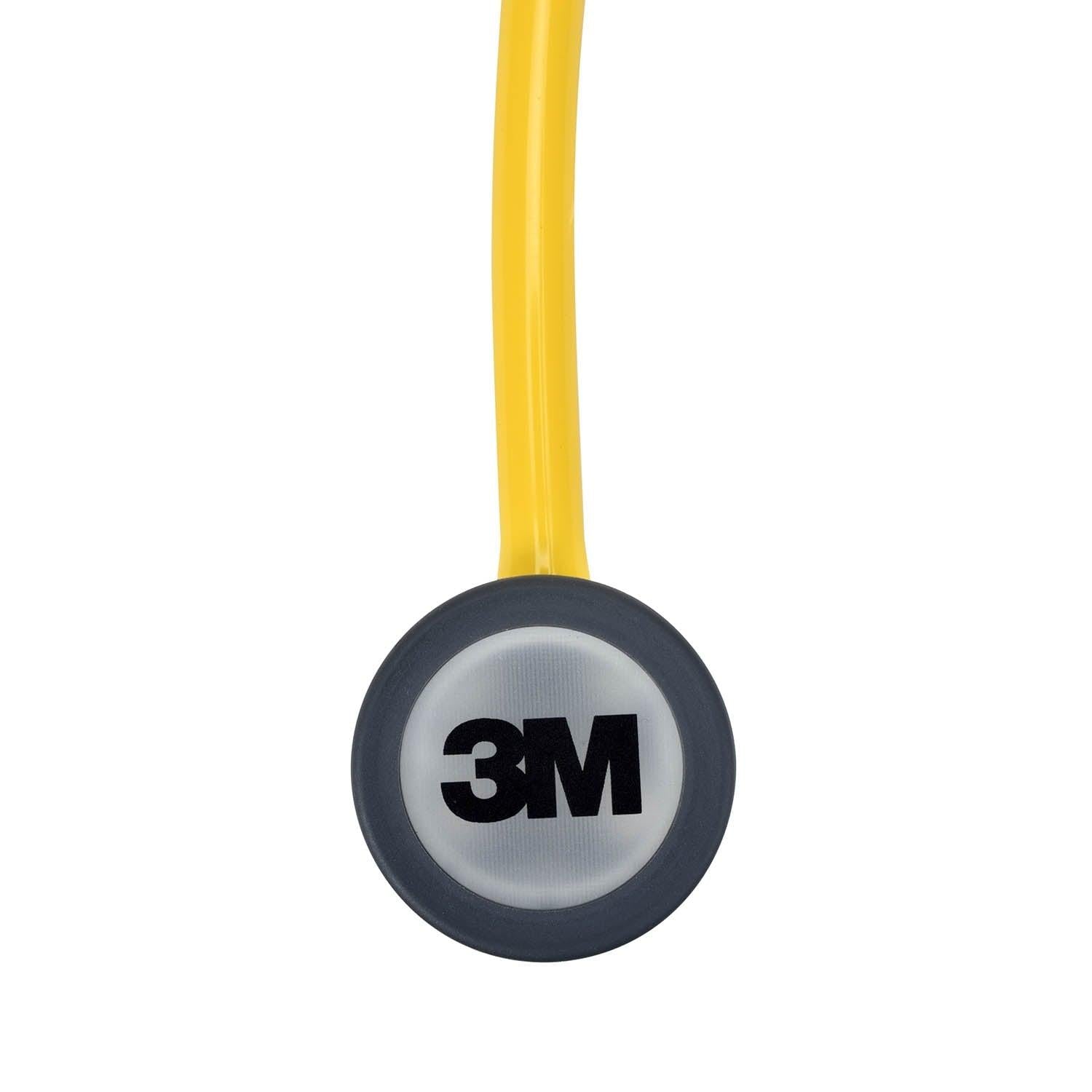 Set of 100 3M™ single-patient paediatric stethoscopes with flexible tubing and chest piece for medical examinations.