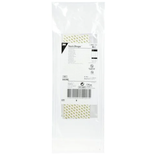3M Steri-Drape Instrument Pouch LONG sterile, packaged in a carton of 10, used for surgical instrument wrapping and sterilization.