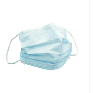 Pack of 50 3M™ Surgical Masks Type IIR 1820S with ear loops, designed for medical protection and fluid resistance.