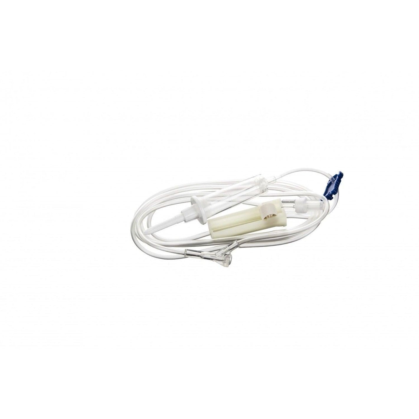 Simple Solution gravity administration set by 3S Healthcare with vented single-use design for medical fluid delivery.