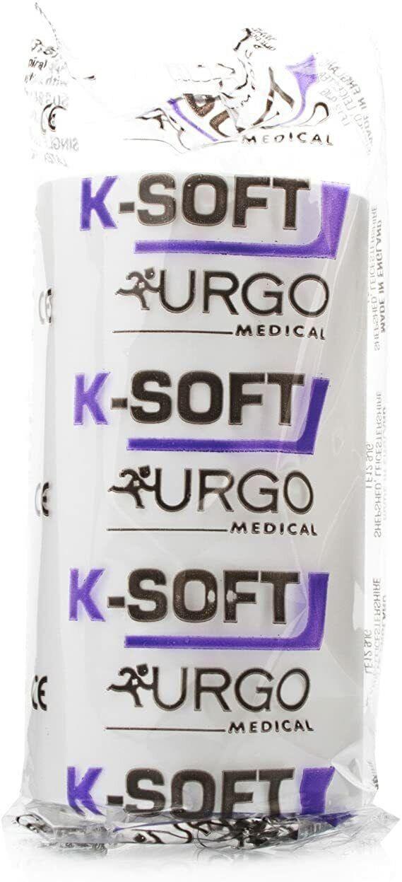 Urgo K-Soft Bandage by 3S Healthcare, 10cm x 3.5cm, flexible wound dressing shown in the image.