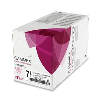 GAMMEX Latex Moisturizing Latex - Powder-Free Surgical Glove x 50 Pairs