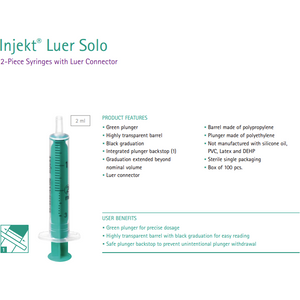 4606027V Braun 2ml Injekt Syringe Pack of 100