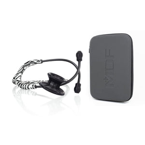 MD One Epoch Titanium Adult Stethoscope - Zebra/BlackOut