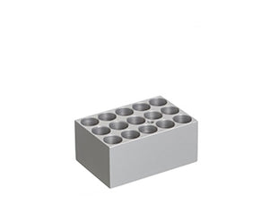 15X HPLC or Cryovial Tubes Block for Laboratory Storage and Organization