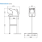 A&D Medical Stand for TM-2655P and TM-2657P