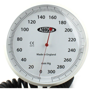 Accoson 6 Inch Aneroid Sphyg Wall Model with Velcro Cuff