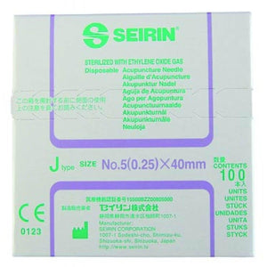 Acupuncture Needle Seirin J 50mm x 0.30mm Box 100