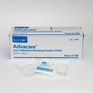 Advacare Low-Adherent Dressing 5cm x 5cm (Box 100)