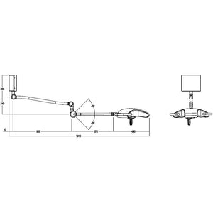 Aim-HI 700 LED Wall Examination Light