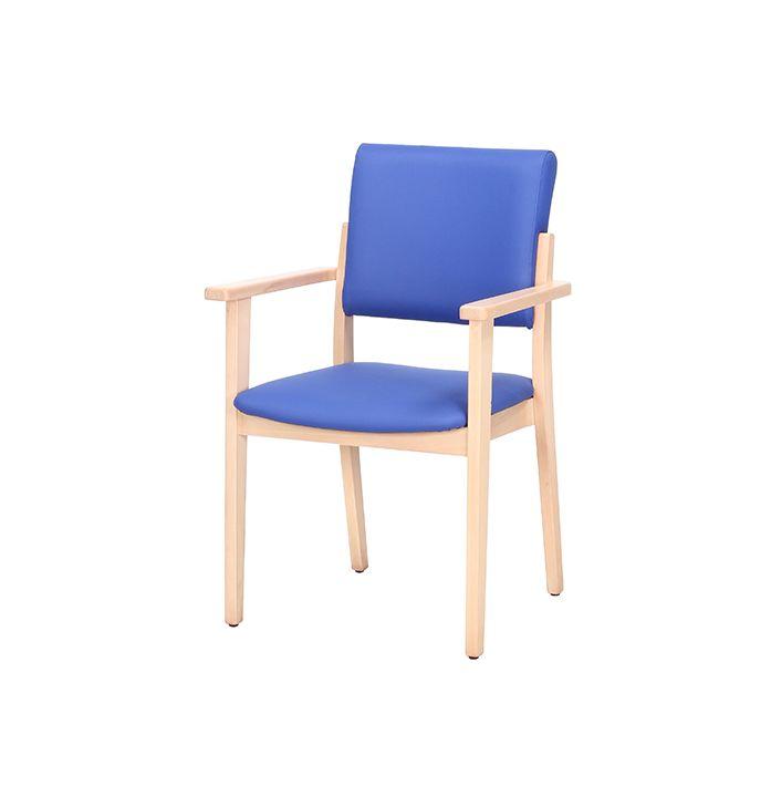 Alderbury Low Back Chair - Vinyl Delft
