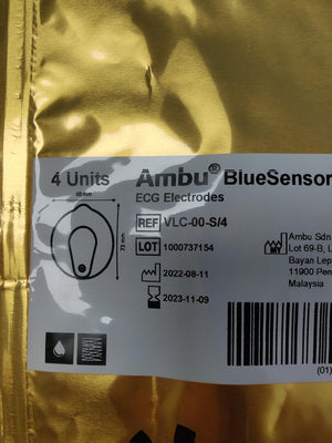 Ambu Blue Sensor Electrodes Pack of 4