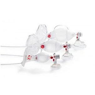 Ambu SPUR II Infant, with pressure limiting valve, patient valve, O2 tube reservoir and disposable face mask size 0