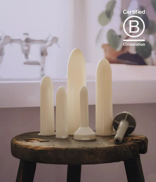 Amielle Comford - Self Dilator- 5 Cones, 1 Handle, 1 Bag