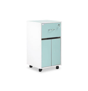 Bedside Cabinet - Lockable Upper Drawer