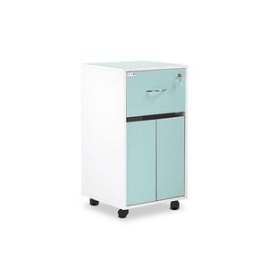 Bedside Cabinet - Lockable Upper Drawer