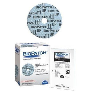 Biopatch Protective Disk 1” ø (Centre Hole 7mm) x Pack of 40