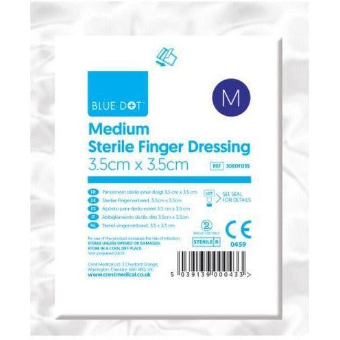 Blue Dot Finger Dressing 5.0cm x 5.0cm (Each)