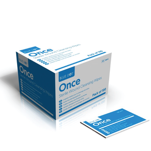 Blue Dot Sterile Saline Wipes (Box 100)