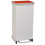 Bristol Maid BR 90 Ltr Bin with Red Lid