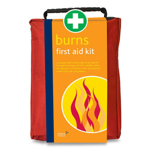 Burn First Aid Kit in Red Stockholm Bag