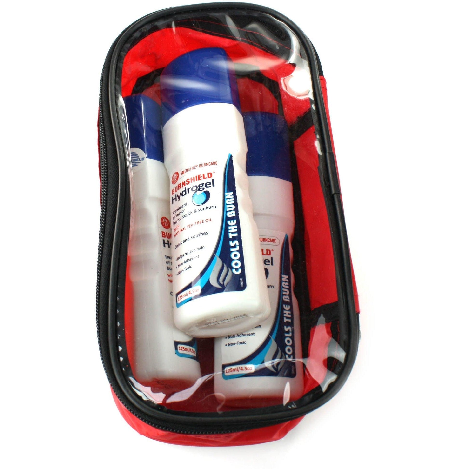 Burnshield Responder Kit in a Red Bag