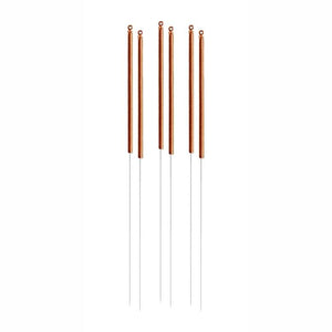 C-type copper acupuncture needles 0.25x25mm 5 in 1 guide tube