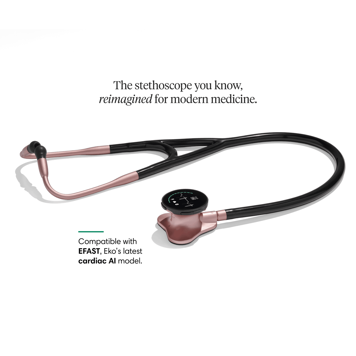 Eko CORE 500 digital stethoscope Rose Gold