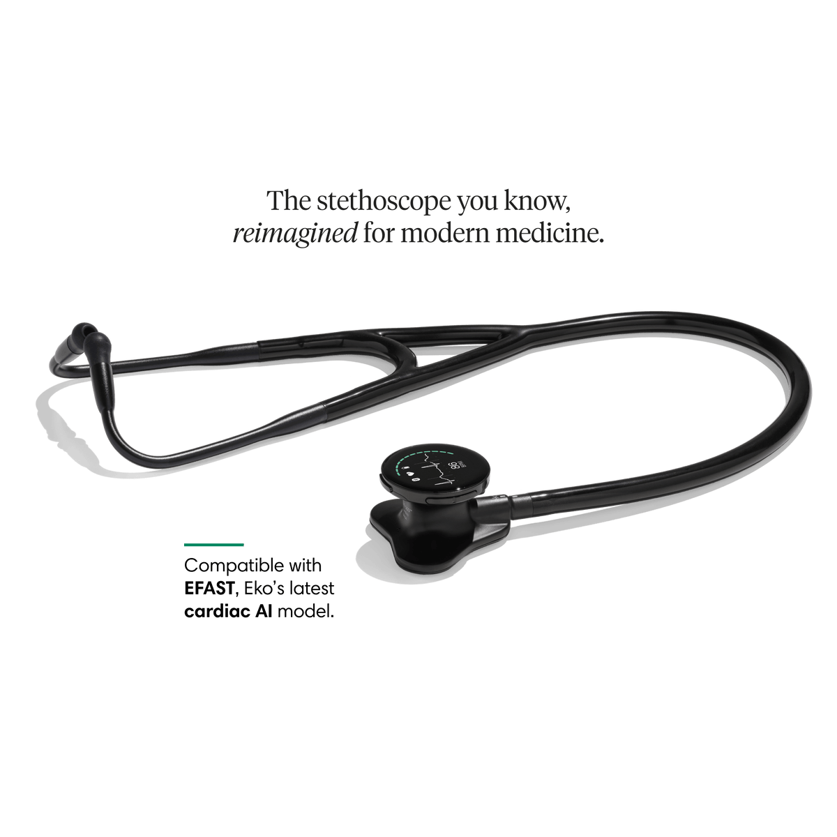 Eko CORE 500 digital stethoscope Matte Black