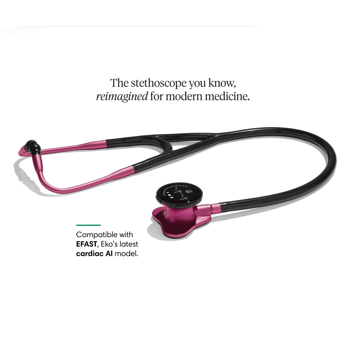 Eko CORE 500 digital stethoscope Electric Pink
