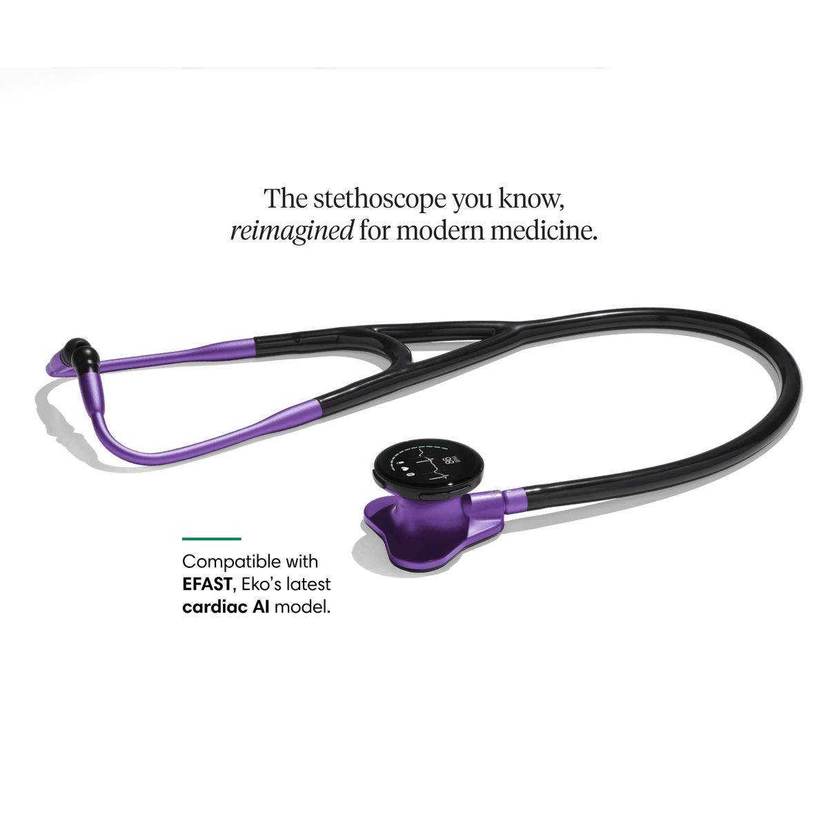 Eko CORE 500 digital stethoscope Amethyst