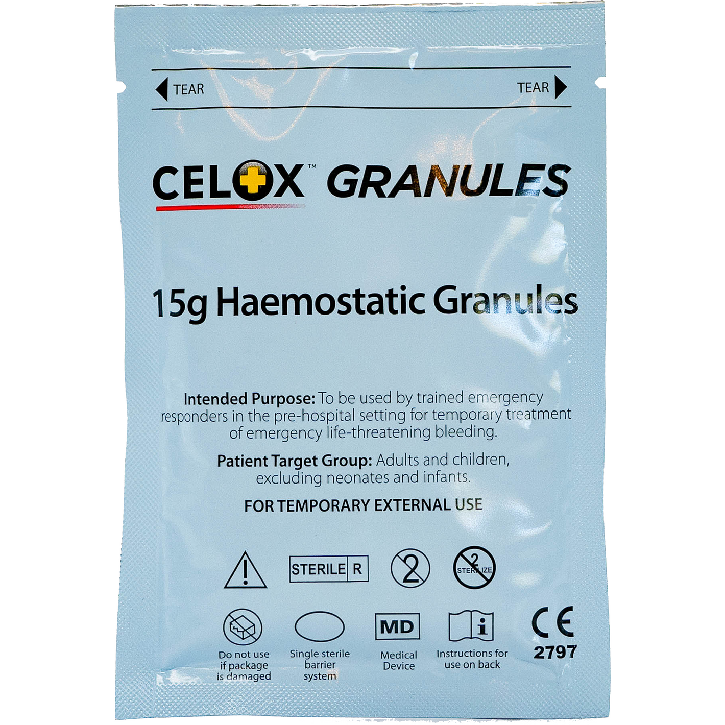 Celox Haemostatic Granules 15g Sachet