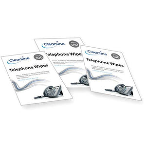 Cleanline Telephone Wipes (pack of 100)