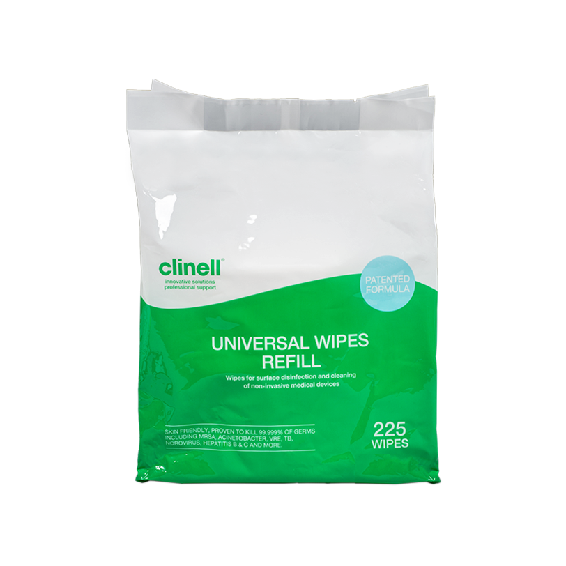 Clinell Universal Sanitising Wipes - Bucket 225 Wipe Refill