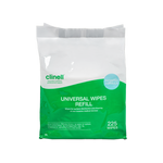 Clinell Universal Sanitising Wipes - Bucket 225 Wipe Refill
