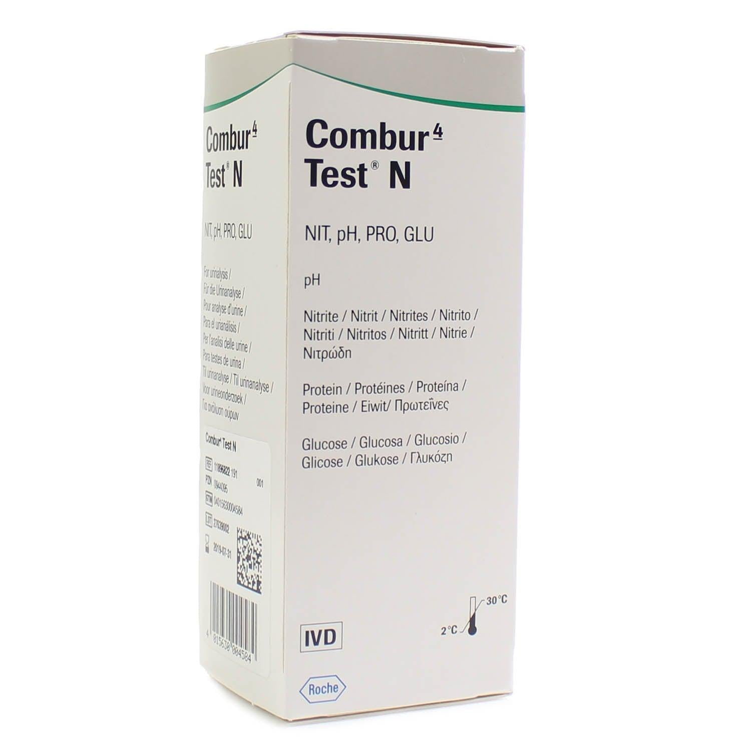 Combur 4N Test Strips x 50