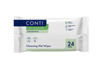 Conti® Post Toileting Cleansing Wet Wipes - Fragrance Free - 24 Wipes