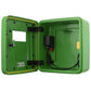 Defibstore 4000 - Defib Cabinet w/ Heater & Light - Unlocked - Green