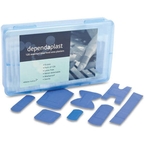 Dependaplast Blue Food Area Plasters - Assorted x 120