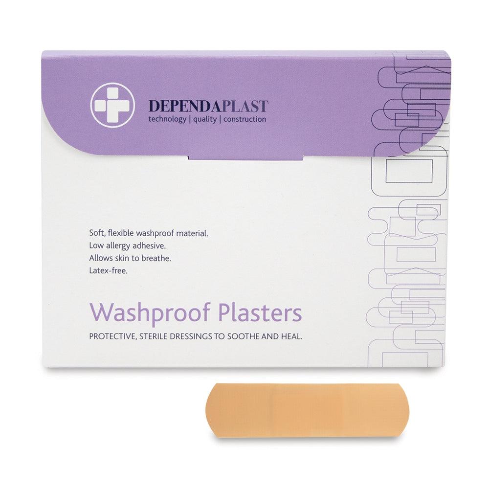 Dependaplast Washproof Plasters - 7.5cm x 2.5cm x 100