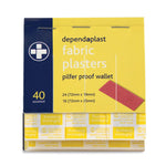 Dependaplast fabric pilfer proof plasters 5 x 40