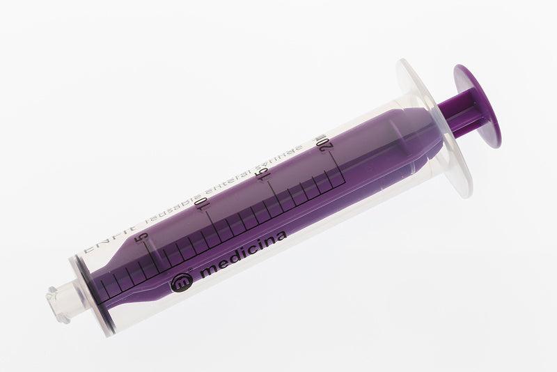 ENFIT 20ml Enteral Reusable Syringes - Pack of 80
